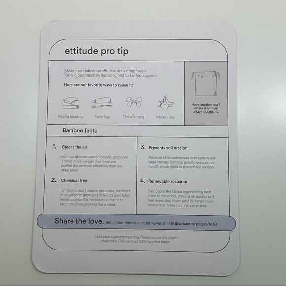 NWT | Ettitude | Sateen Long Sleeve PJ Shirt | Cloud | Large - Picture 12 of 16